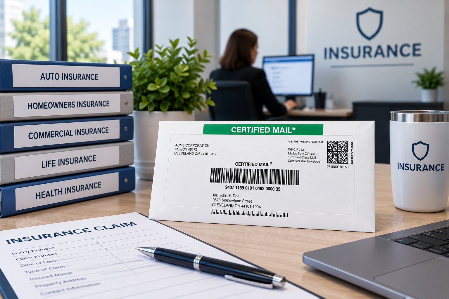 Certified Mail for Insurance Companies | Certified Mail Labels